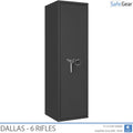 Dallas 6 - Gun Safe (6 Rifles) - Burglary Test Grade I
