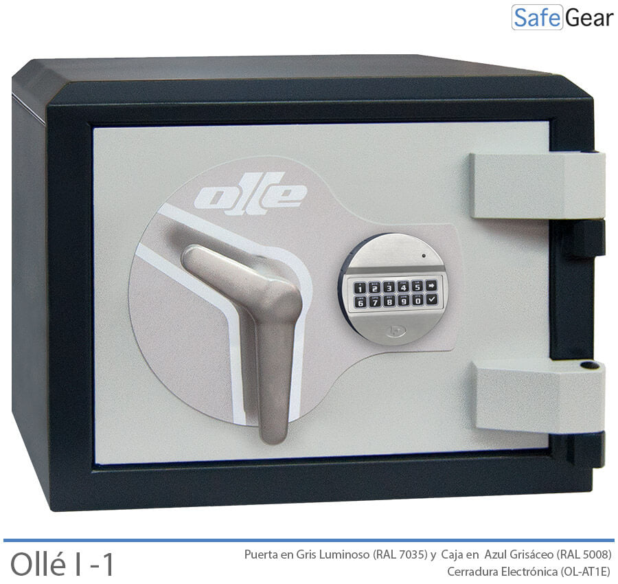 Ollé I-1 Grade 1 safe with code lock, door closed