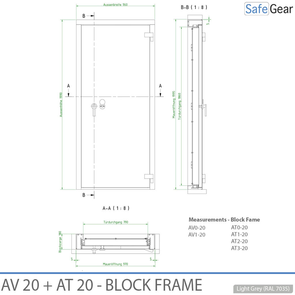 Vault Door - AT3-20 - Grade 3