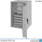 Gemini Pro 40 Pharmacy Safe (180 Liters) - 4 Drawers - 2 Shelves - Burglary Test Grade I