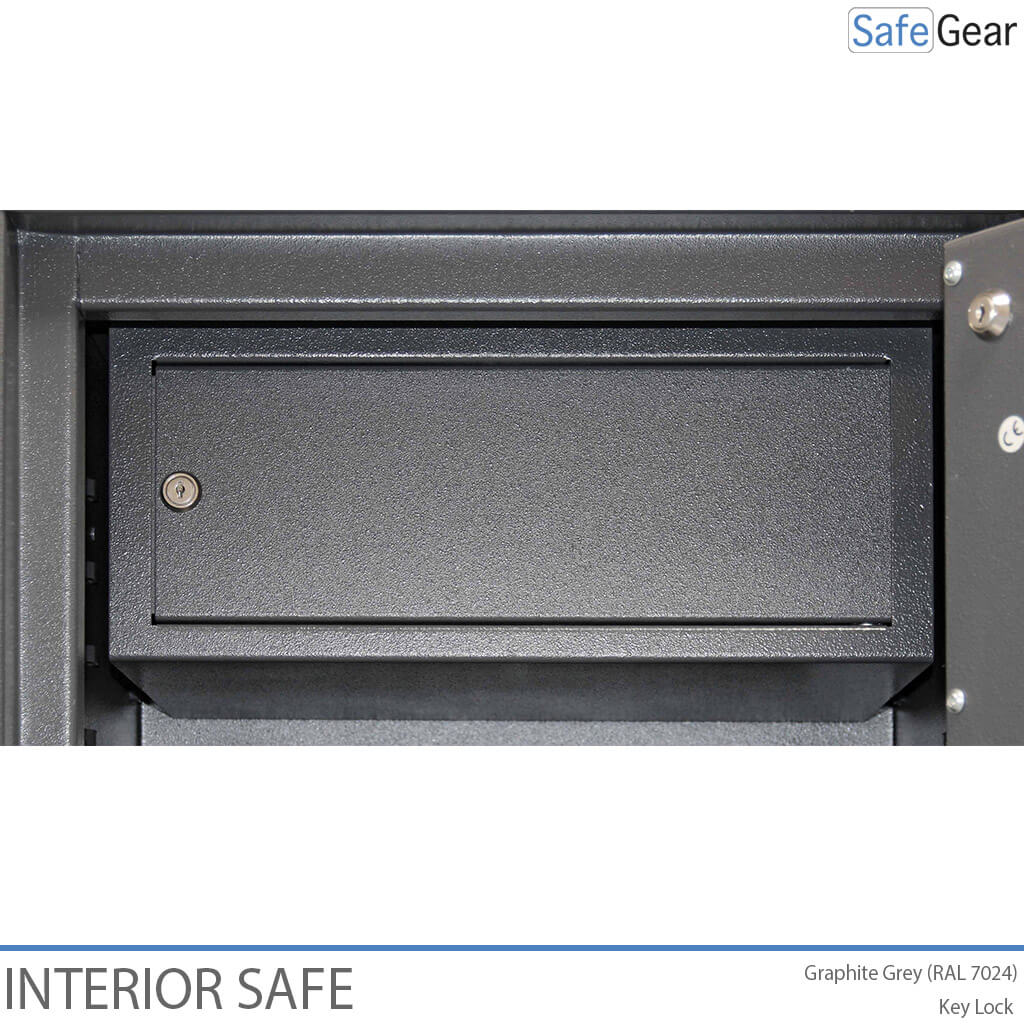 inner safe, interior safe, graphite grey