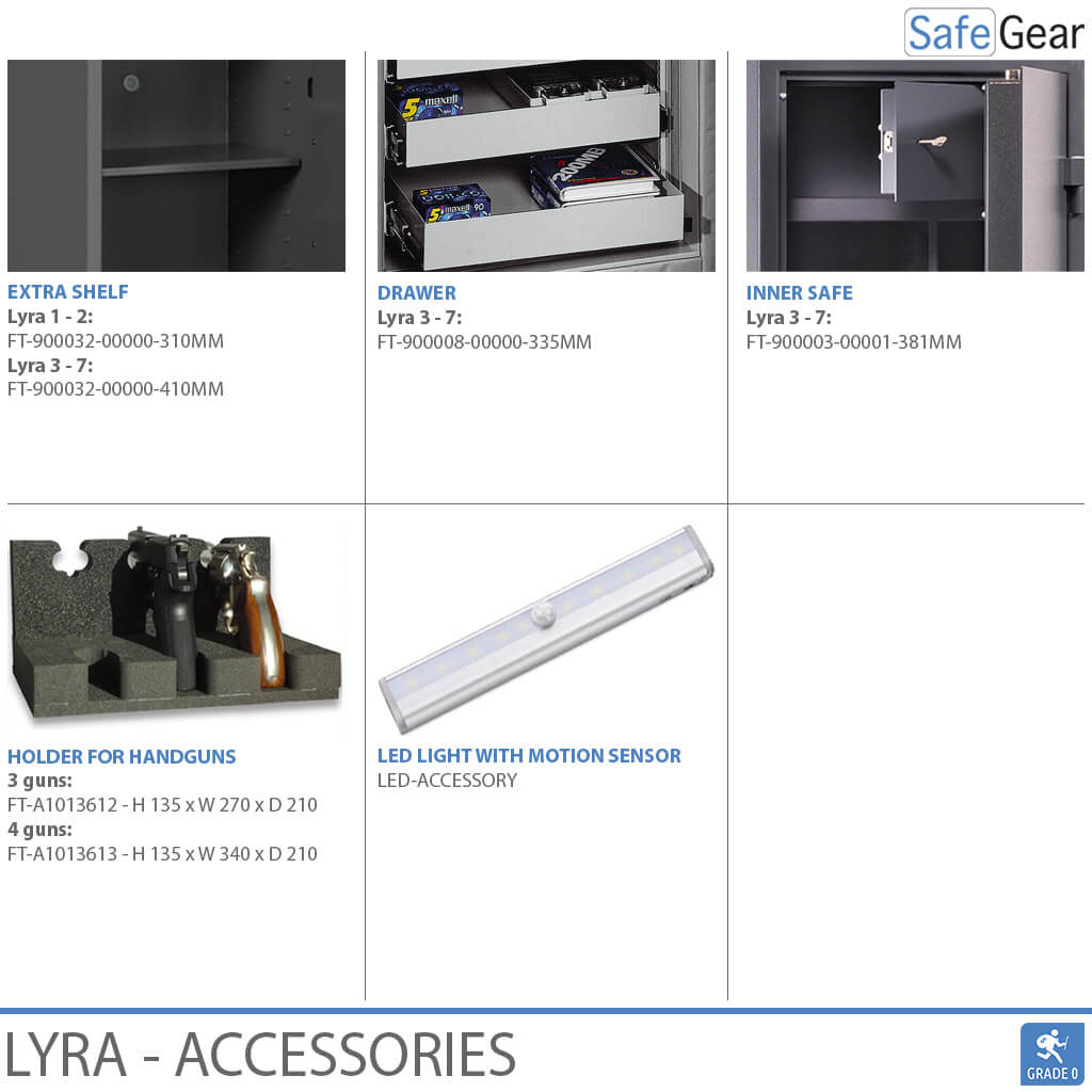 Lyra 11 - Security Safe (71 Liters) - Burglary Test Grade 0