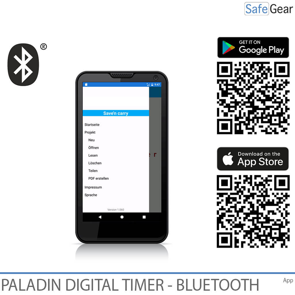 Digital Clock Timer for Doorbells Schools and Industry - Bluetooth - Yearly Clock - 2 Channel