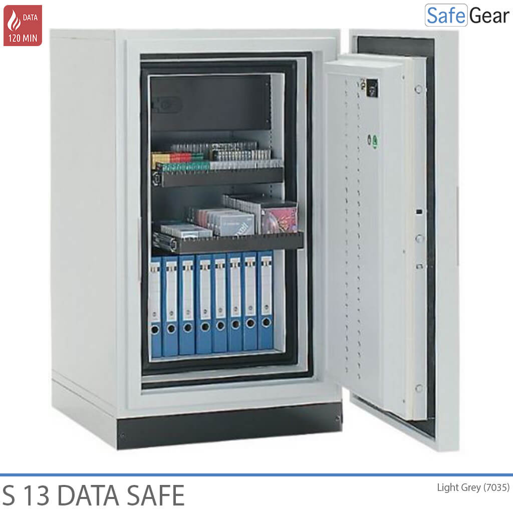 S13 Fireproof Data Safe - 336 LTO Data Tapes - Fire Test 120 min